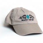 photo of embroidered Respect the reef cap